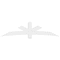 Ekena Millwork Alberta Architectural Grade PVC Gable Bracket, 96"W x 24"H x 6"D x 6"F, 6/12 Pitch GBP096X24X0606ALB00 - alternate 2